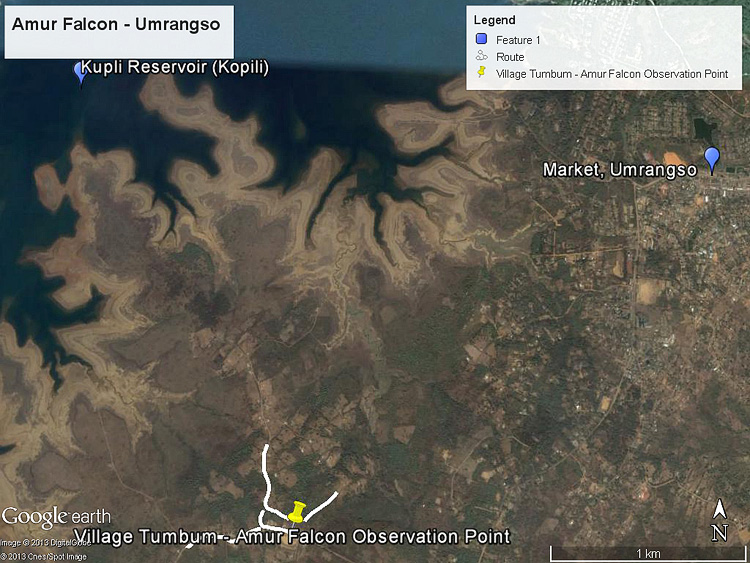 Hunting routes Umrangso